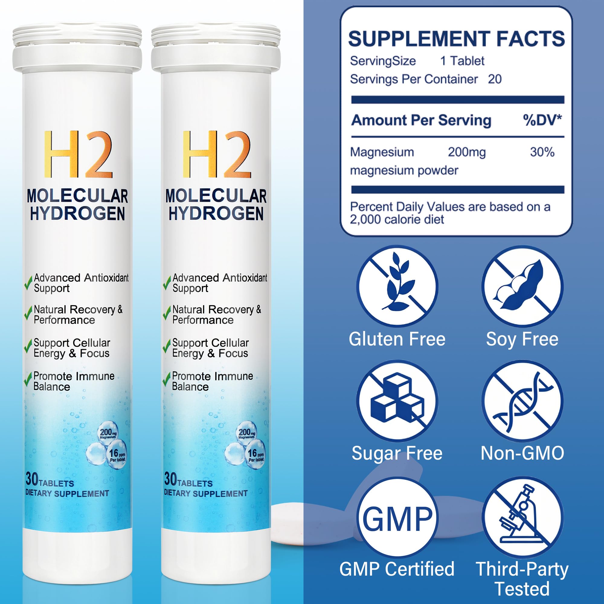 Amazon.com: Crobirware Hydrogen Water Tablets with Magnesium